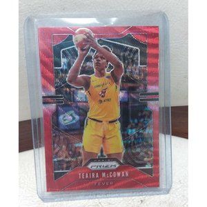 2020 Panini Prizm WNBA Prizms Ruby Wave #5 Teaira McCowan